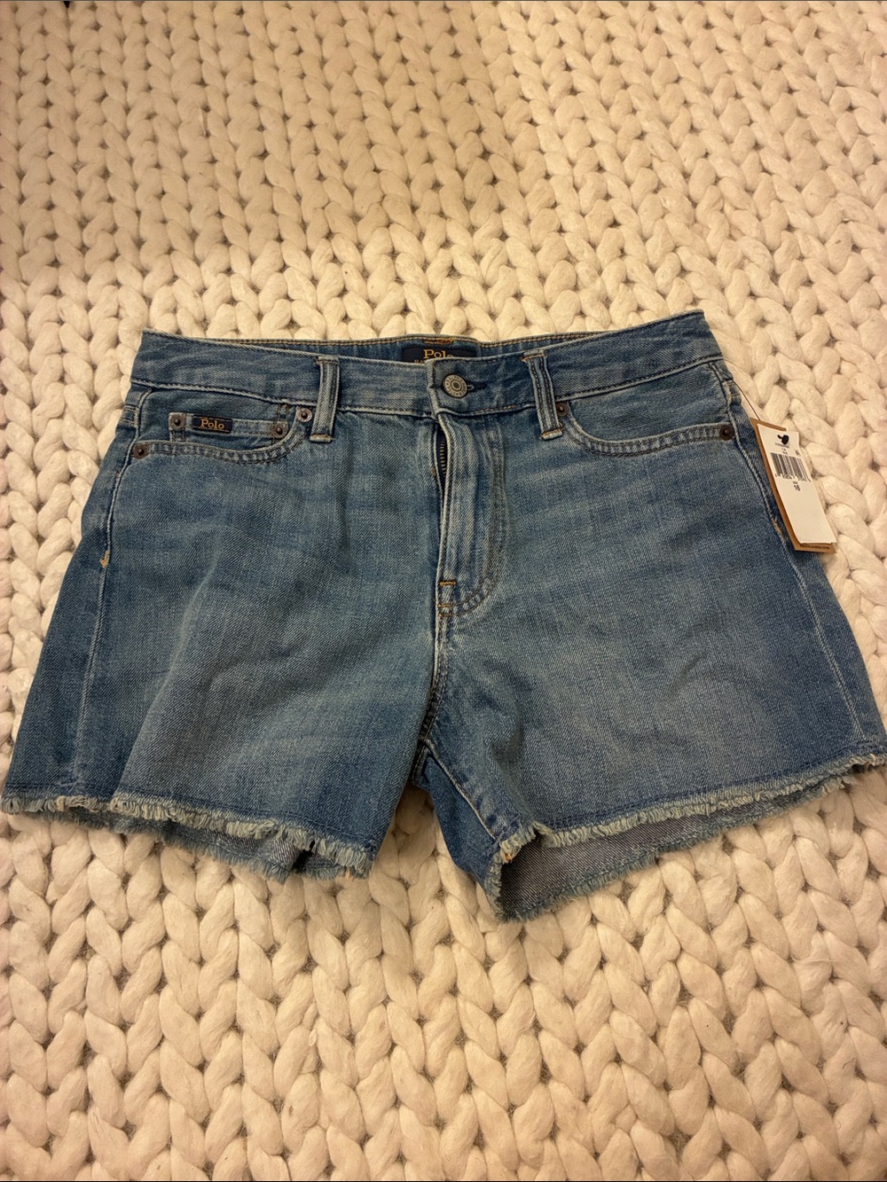 Polo by Ralph Lauren Medium Wash Denim Cutoff Shorts